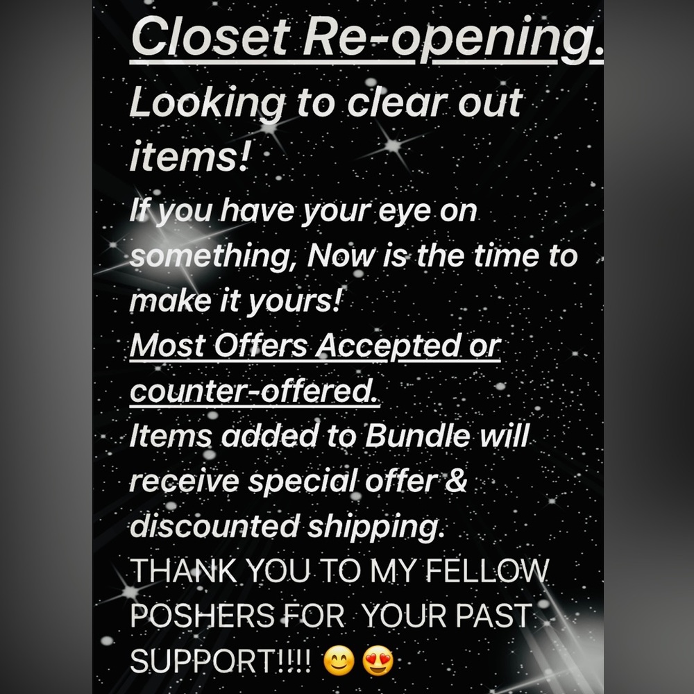 INVENTORY CLEARANCE!!!MAKE AN OFFER